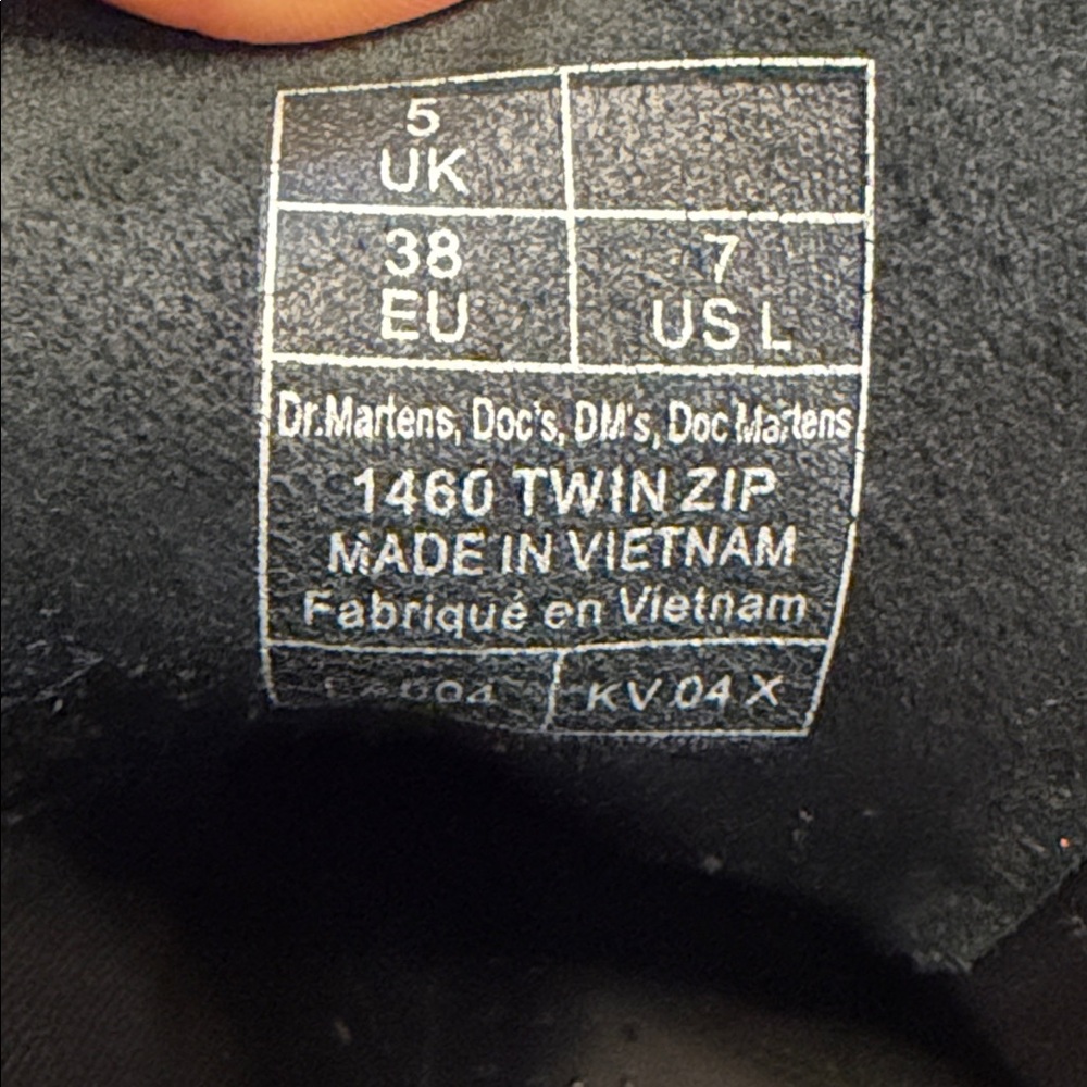 Dr. Martens Women's 1460 Twin Zip Fashion Boots - Picture 7 of 7